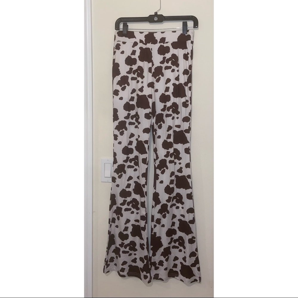 Cow Print Pants